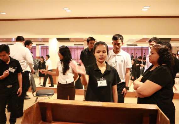 ภาพกิจกรรม พิธีซ้อมรับพระราชทานปริญญาบัตร ประจำปี 2559 วันที่ 4 มกราคม 2560