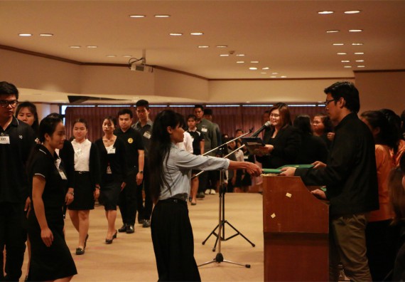 ภาพกิจกรรม พิธีซ้อมรับพระราชทานปริญญาบัตร ประจำปี 2559 วันที่ 4 มกราคม 2560