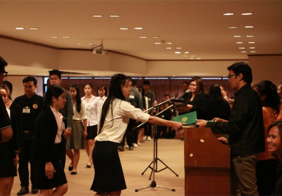 ภาพกิจกรรม พิธีซ้อมรับพระราชทานปริญญาบัตร ประจำปี 2559 วันที่ 4 มกราคม 2560