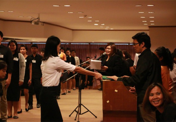 ภาพกิจกรรม พิธีซ้อมรับพระราชทานปริญญาบัตร ประจำปี 2559 วันที่ 4 มกราคม 2560