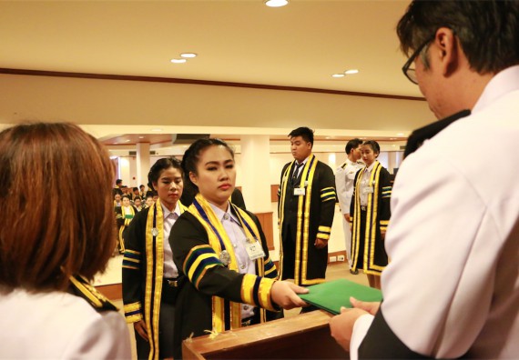 ภาพกิจกรรม พิธีซ้อมรับพระราชทานปริญญาบัตร ประจำปี 2559 วันที่ 5 มกราคม 2560