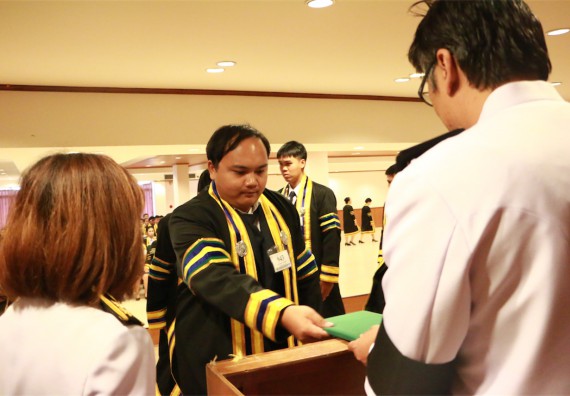 ภาพกิจกรรม พิธีซ้อมรับพระราชทานปริญญาบัตร ประจำปี 2559 วันที่ 5 มกราคม 2560