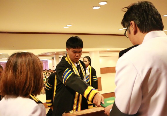 ภาพกิจกรรม พิธีซ้อมรับพระราชทานปริญญาบัตร ประจำปี 2559 วันที่ 5 มกราคม 2560