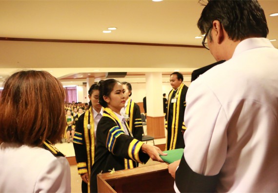 ภาพกิจกรรม พิธีซ้อมรับพระราชทานปริญญาบัตร ประจำปี 2559 วันที่ 5 มกราคม 2560