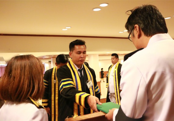 ภาพกิจกรรม พิธีซ้อมรับพระราชทานปริญญาบัตร ประจำปี 2559 วันที่ 5 มกราคม 2560