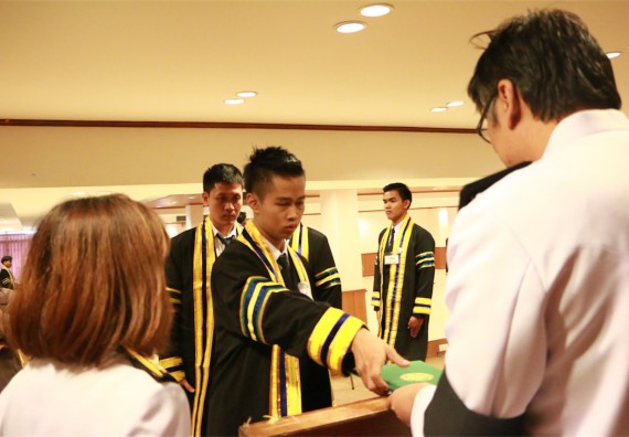 ภาพกิจกรรม พิธีซ้อมรับพระราชทานปริญญาบัตร ประจำปี 2559 วันที่ 5 มกราคม 2560