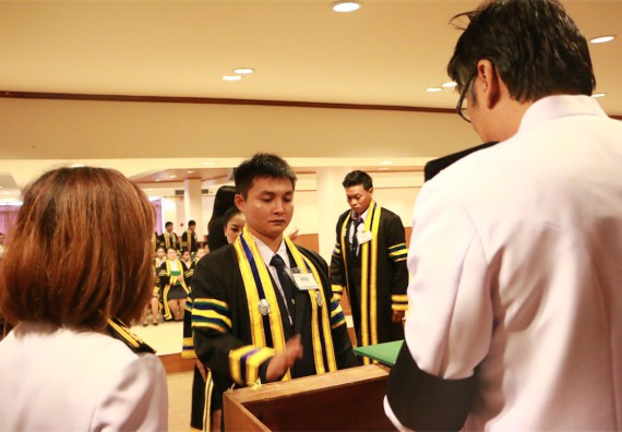 ภาพกิจกรรม พิธีซ้อมรับพระราชทานปริญญาบัตร ประจำปี 2559 วันที่ 5 มกราคม 2560