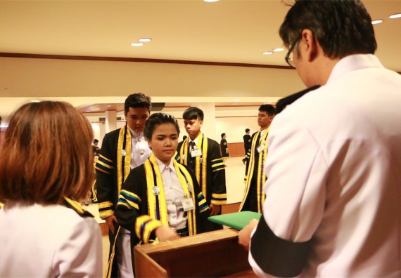 ภาพกิจกรรม พิธีซ้อมรับพระราชทานปริญญาบัตร ประจำปี 2559 วันที่ 5 มกราคม 2560