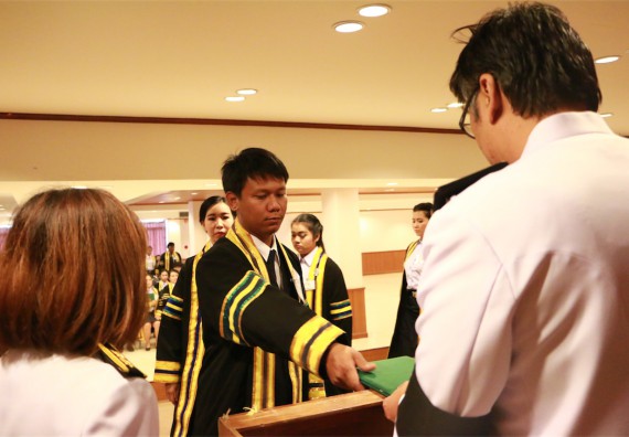 ภาพกิจกรรม พิธีซ้อมรับพระราชทานปริญญาบัตร ประจำปี 2559 วันที่ 5 มกราคม 2560