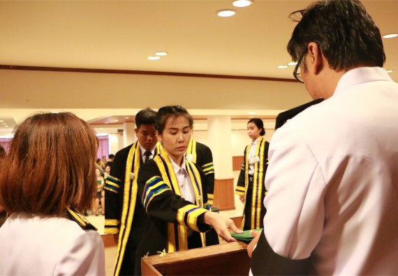 ภาพกิจกรรม พิธีซ้อมรับพระราชทานปริญญาบัตร ประจำปี 2559 วันที่ 5 มกราคม 2560