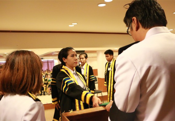 ภาพกิจกรรม พิธีซ้อมรับพระราชทานปริญญาบัตร ประจำปี 2559 วันที่ 5 มกราคม 2560