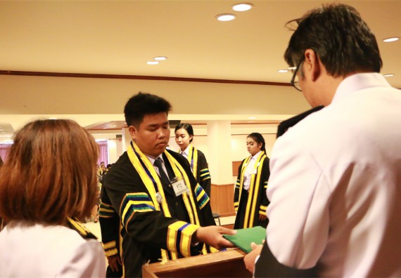 ภาพกิจกรรม พิธีซ้อมรับพระราชทานปริญญาบัตร ประจำปี 2559 วันที่ 5 มกราคม 2560