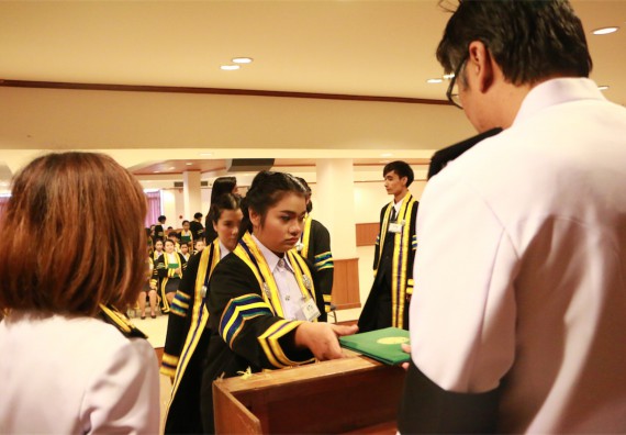 ภาพกิจกรรม พิธีซ้อมรับพระราชทานปริญญาบัตร ประจำปี 2559 วันที่ 5 มกราคม 2560