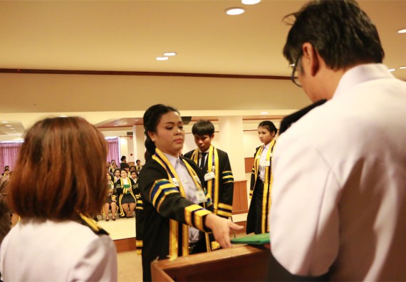 ภาพกิจกรรม พิธีซ้อมรับพระราชทานปริญญาบัตร ประจำปี 2559 วันที่ 5 มกราคม 2560