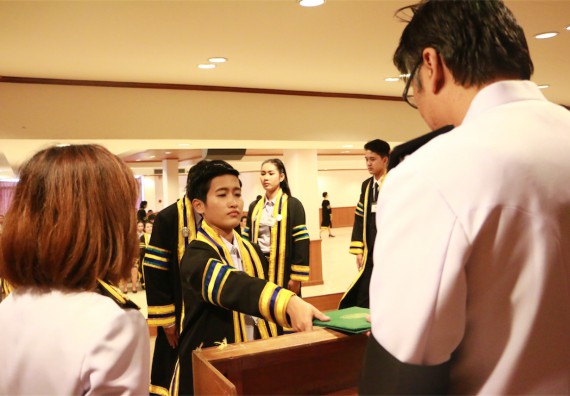 ภาพกิจกรรม พิธีซ้อมรับพระราชทานปริญญาบัตร ประจำปี 2559 วันที่ 5 มกราคม 2560