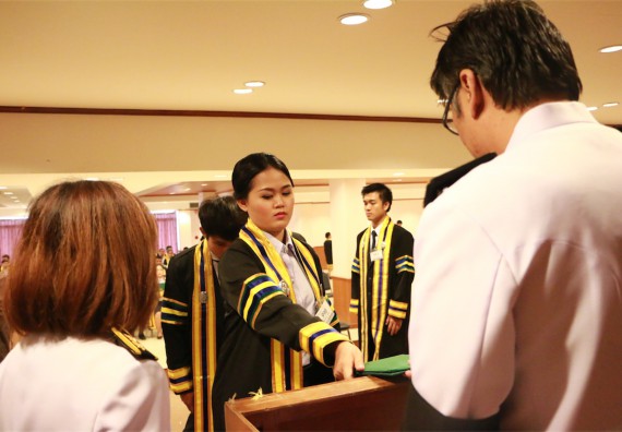 ภาพกิจกรรม พิธีซ้อมรับพระราชทานปริญญาบัตร ประจำปี 2559 วันที่ 5 มกราคม 2560