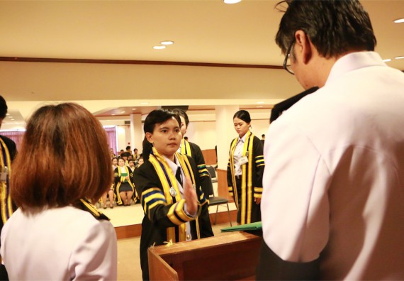 ภาพกิจกรรม พิธีซ้อมรับพระราชทานปริญญาบัตร ประจำปี 2559 วันที่ 5 มกราคม 2560