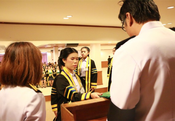 ภาพกิจกรรม พิธีซ้อมรับพระราชทานปริญญาบัตร ประจำปี 2559 วันที่ 5 มกราคม 2560