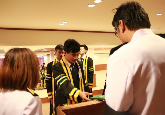 ภาพกิจกรรม พิธีซ้อมรับพระราชทานปริญญาบัตร ประจำปี 2559 วันที่ 5 มกราคม 2560