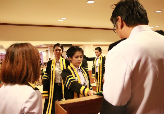 ภาพกิจกรรม พิธีซ้อมรับพระราชทานปริญญาบัตร ประจำปี 2559 วันที่ 5 มกราคม 2560