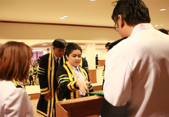 ภาพกิจกรรม พิธีซ้อมรับพระราชทานปริญญาบัตร ประจำปี 2559 วันที่ 5 มกราคม 2560