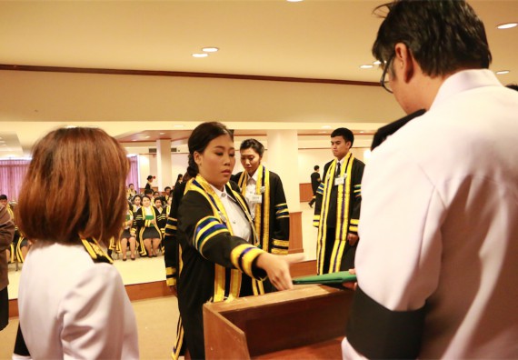 ภาพกิจกรรม พิธีซ้อมรับพระราชทานปริญญาบัตร ประจำปี 2559 วันที่ 5 มกราคม 2560