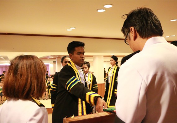 ภาพกิจกรรม พิธีซ้อมรับพระราชทานปริญญาบัตร ประจำปี 2559 วันที่ 5 มกราคม 2560