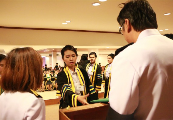 ภาพกิจกรรม พิธีซ้อมรับพระราชทานปริญญาบัตร ประจำปี 2559 วันที่ 5 มกราคม 2560