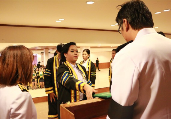 ภาพกิจกรรม พิธีซ้อมรับพระราชทานปริญญาบัตร ประจำปี 2559 วันที่ 5 มกราคม 2560