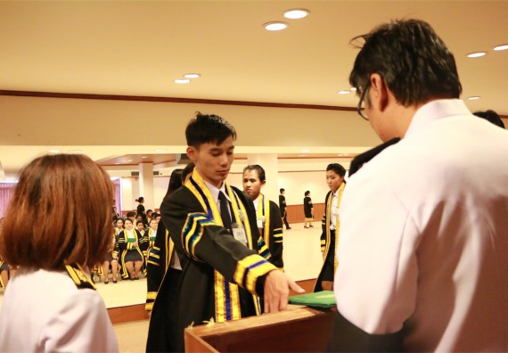 ภาพกิจกรรม พิธีซ้อมรับพระราชทานปริญญาบัตร ประจำปี 2559 วันที่ 5 มกราคม 2560