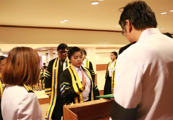 ภาพกิจกรรม พิธีซ้อมรับพระราชทานปริญญาบัตร ประจำปี 2559 วันที่ 5 มกราคม 2560