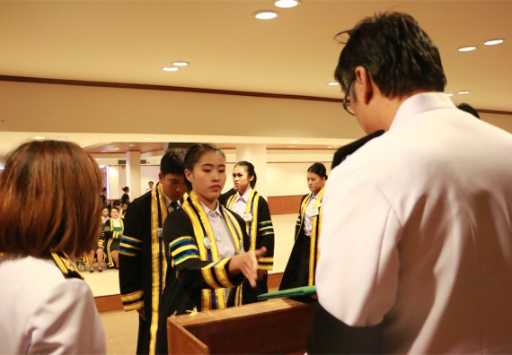 ภาพกิจกรรม พิธีซ้อมรับพระราชทานปริญญาบัตร ประจำปี 2559 วันที่ 5 มกราคม 2560