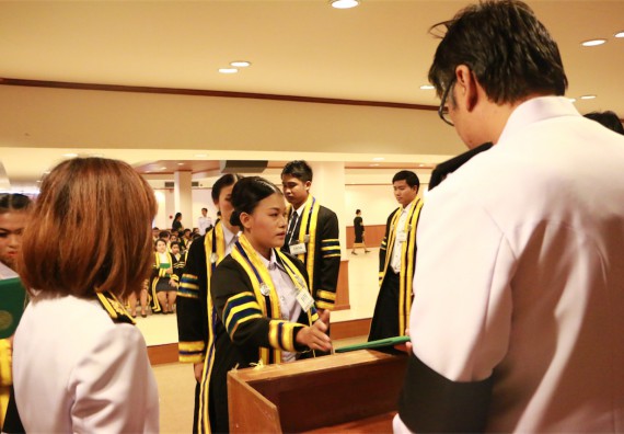 ภาพกิจกรรม พิธีซ้อมรับพระราชทานปริญญาบัตร ประจำปี 2559 วันที่ 5 มกราคม 2560