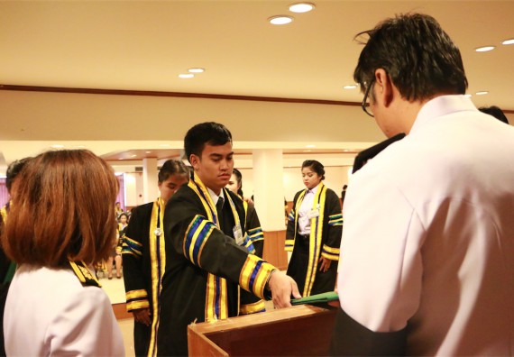 ภาพกิจกรรม พิธีซ้อมรับพระราชทานปริญญาบัตร ประจำปี 2559 วันที่ 5 มกราคม 2560