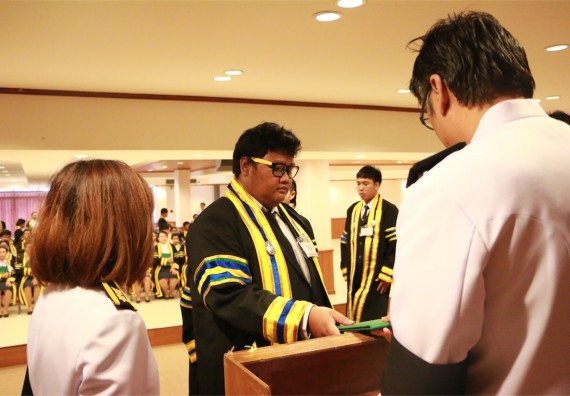 ภาพกิจกรรม พิธีซ้อมรับพระราชทานปริญญาบัตร ประจำปี 2559 วันที่ 5 มกราคม 2560