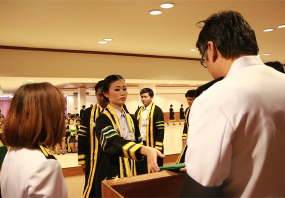 ภาพกิจกรรม พิธีซ้อมรับพระราชทานปริญญาบัตร ประจำปี 2559 วันที่ 5 มกราคม 2560