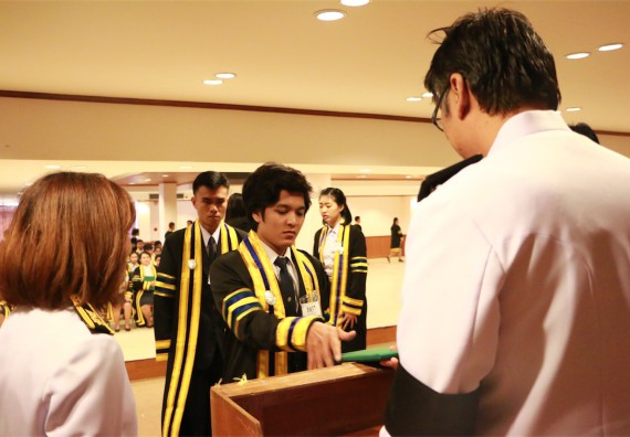 ภาพกิจกรรม พิธีซ้อมรับพระราชทานปริญญาบัตร ประจำปี 2559 วันที่ 5 มกราคม 2560