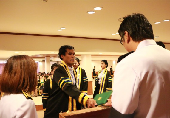 ภาพกิจกรรม พิธีซ้อมรับพระราชทานปริญญาบัตร ประจำปี 2559 วันที่ 5 มกราคม 2560