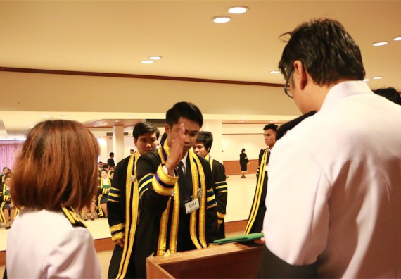 ภาพกิจกรรม พิธีซ้อมรับพระราชทานปริญญาบัตร ประจำปี 2559 วันที่ 5 มกราคม 2560