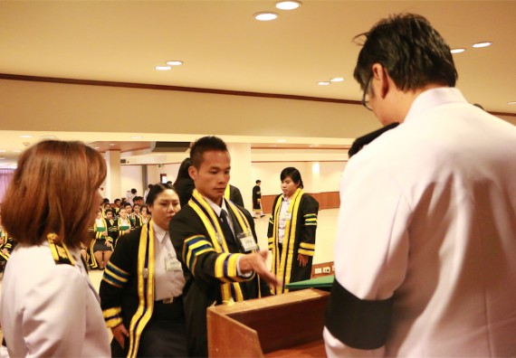 ภาพกิจกรรม พิธีซ้อมรับพระราชทานปริญญาบัตร ประจำปี 2559 วันที่ 5 มกราคม 2560