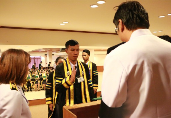 ภาพกิจกรรม พิธีซ้อมรับพระราชทานปริญญาบัตร ประจำปี 2559 วันที่ 5 มกราคม 2560