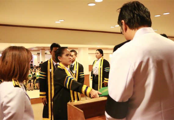 ภาพกิจกรรม พิธีซ้อมรับพระราชทานปริญญาบัตร ประจำปี 2559 วันที่ 5 มกราคม 2560