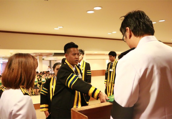 ภาพกิจกรรม พิธีซ้อมรับพระราชทานปริญญาบัตร ประจำปี 2559 วันที่ 5 มกราคม 2560