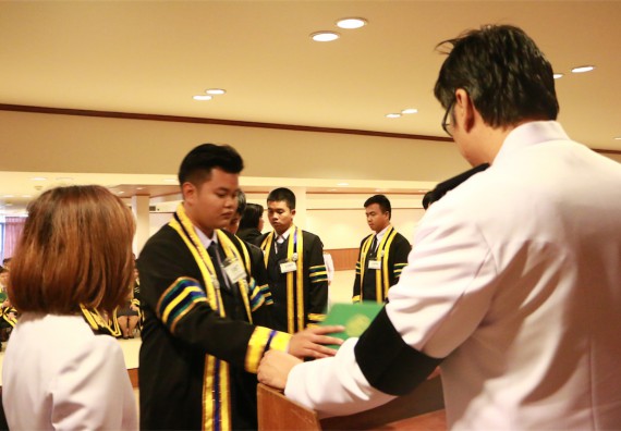 ภาพกิจกรรม พิธีซ้อมรับพระราชทานปริญญาบัตร ประจำปี 2559 วันที่ 5 มกราคม 2560