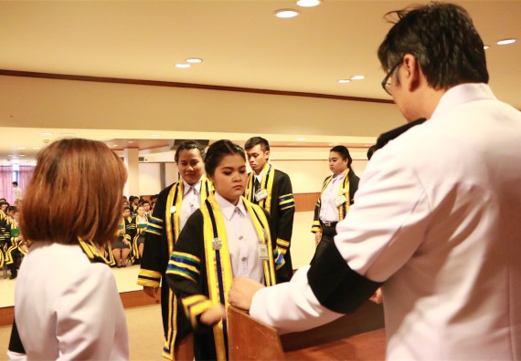 ภาพกิจกรรม พิธีซ้อมรับพระราชทานปริญญาบัตร ประจำปี 2559 วันที่ 5 มกราคม 2560