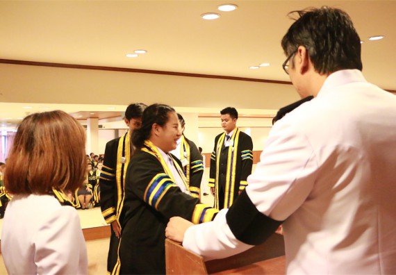 ภาพกิจกรรม พิธีซ้อมรับพระราชทานปริญญาบัตร ประจำปี 2559 วันที่ 5 มกราคม 2560