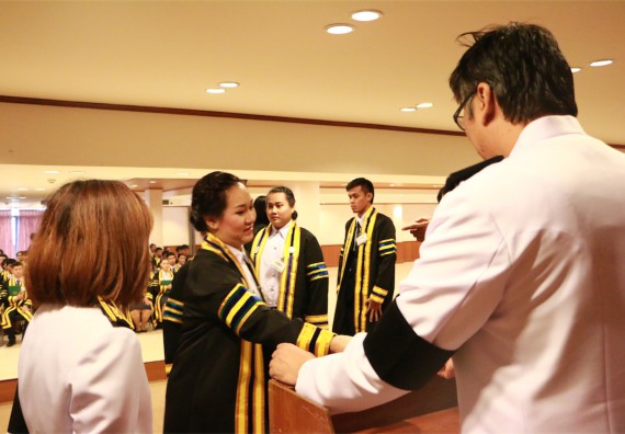 ภาพกิจกรรม พิธีซ้อมรับพระราชทานปริญญาบัตร ประจำปี 2559 วันที่ 5 มกราคม 2560