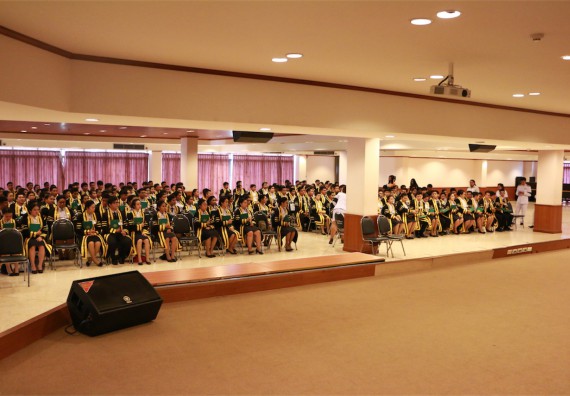 ภาพกิจกรรม พิธีซ้อมรับพระราชทานปริญญาบัตร ประจำปี 2559 วันที่ 5 มกราคม 2560