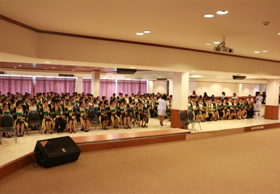 ภาพกิจกรรม พิธีซ้อมรับพระราชทานปริญญาบัตร ประจำปี 2559 วันที่ 5 มกราคม 2560