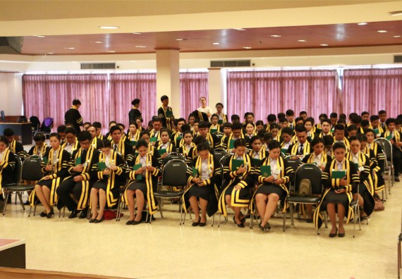 ภาพกิจกรรม พิธีซ้อมรับพระราชทานปริญญาบัตร ประจำปี 2559 วันที่ 5 มกราคม 2560